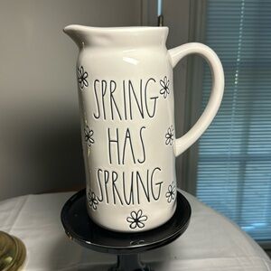 Rae Dunn Spring Has Sprung pitcher